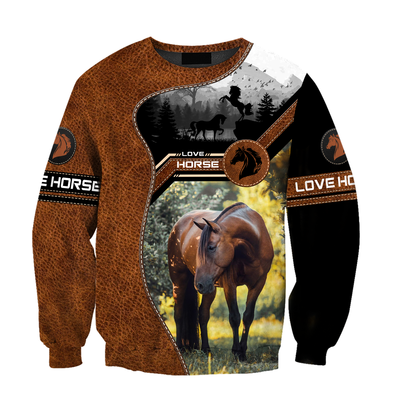 Love Horse 3D All Over Printed Shirts For Men and Women TA08312004