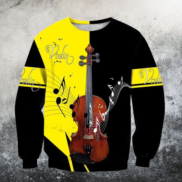 Violin music 3d hoodie shirt for men and women HG HAC16122-Apparel-HG-Sweater-S-Vibe Cosy™