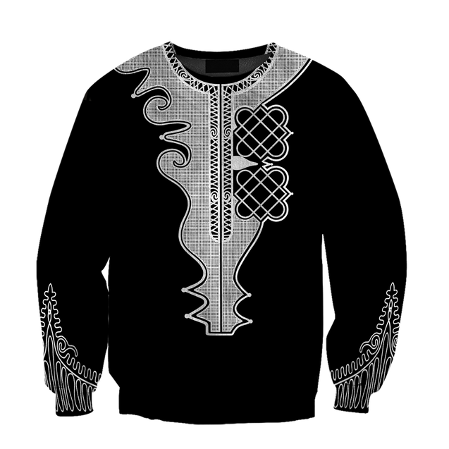 Panther African Classic Pattern 3D All Over Print Hoodie DL