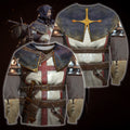 3D All Over Printed Knights Templar Tops-Apparel-HP Arts-Sweatshirt-S-Vibe Cosy™