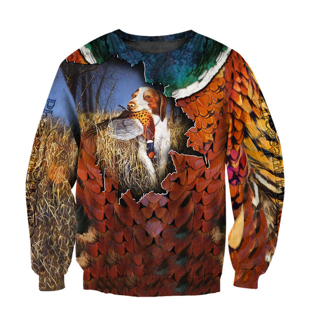 Pheasant Hunting 3D All Over Printed Shirts For Men And Women MP985-Apparel-MP-Sweatshirts-S-Vibe Cosy™