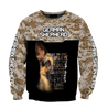 German Shepherd Camo Unisex Shirts TR2110206