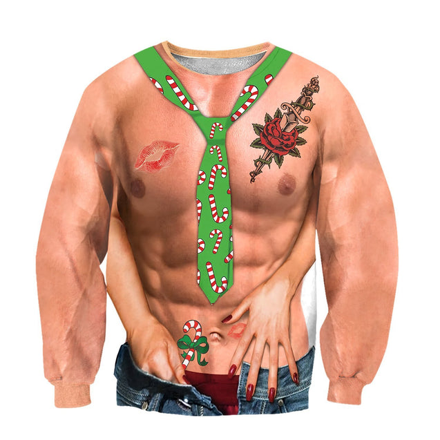 Beautiful 3D Over Printed Body Christmas Collection HAC19 HG14101-Apparel-HG-Sweatshirt-S-Vibe Cosy™