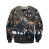 3D All Over Print Mongolia Warrior Hoodie-Apparel-Khanh Arts-Sweat Shirt-S-Vibe Cosy™