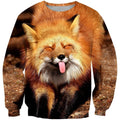 3D All Over Printed Fox Art Shirts and Shorts-Apparel-Phaethon-Sweatshirt-S-Vibe Cosy™