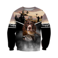 Pheasant Hunting Springer Spaniel 3D All Over Printed Shirts For Men And Women JJ180103-Apparel-MP-Sweatshirts-S-Vibe Cosy™