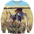 3D All Over Print Hunting Dog Pheasant Shirts Hoodie-Apparel-MP-Sweatshirt-S-Vibe Cosy™