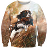 3D All Over Print Hunting Dog Pheasant Hoodie-Apparel-Phaethon-Sweatshirt-S-Vibe Cosy™