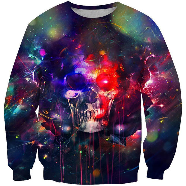 3D All Over Printing Skull Gothic Shirts-Apparel-Phaethon-Sweatshirt-S-Vibe Cosy™