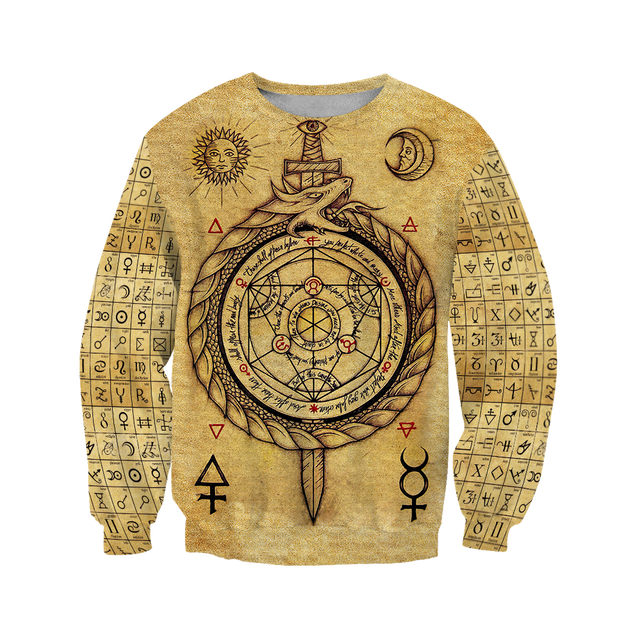 Alchemy 3D All Over Printed Shirts Hoodie JJ020101-Apparel-MP-Sweatshirts-S-Vibe Cosy™