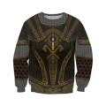 3D printed Knight Armor Tops MP810-Apparel-MP-Long-sleeved Shirt-S-Vibe Cosy™