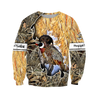 Pheasant Hunting German Shorthaired Pointer 3D All Over Printed Shirts For Men And Women JJ190201-Apparel-MP-Sweatshirts-S-Vibe Cosy™