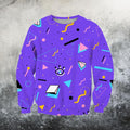 80s Purple Hoodie-Apparel-GP Art-Sweat Shirt-S-Vibe Cosy™