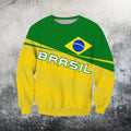 Brasil Coat Of Arms Hoodie - Vivian Style-Apparel-Phaethon-Sweat Shirt-S-Vibe Cosy™