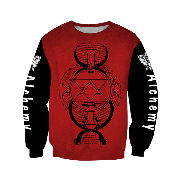 Alchemy 3D All Over Printed Shirts Hoodie JJ030103-Apparel-MP-Sweatshirts-S-Vibe Cosy™