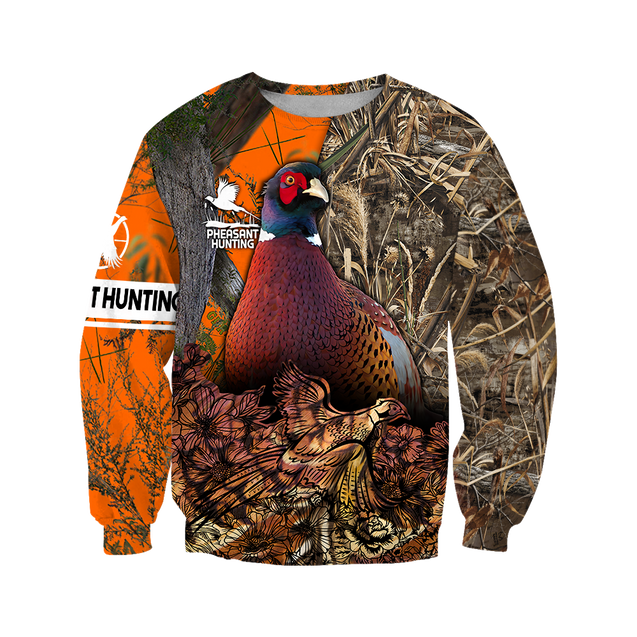 Pheasant Hunting 3D All Over Printed Shirts For Men And Women JJ130101-Apparel-MP-Sweatshirts-S-Vibe Cosy™