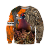 Pheasant Hunting 3D All Over Printed Shirts For Men And Women JJ130101-Apparel-MP-Sweatshirts-S-Vibe Cosy™