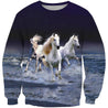 3D All Over Printing White Horse Shirt-Apparel-Phaethon-Sweatshirt-S-Vibe Cosy™