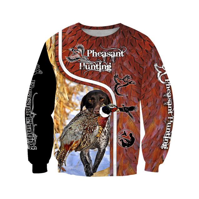 Pheasant Hunting 3D All Over Printed Shirts For Men And Women JJ100102-Apparel-MP-Sweatshirts-S-Vibe Cosy™