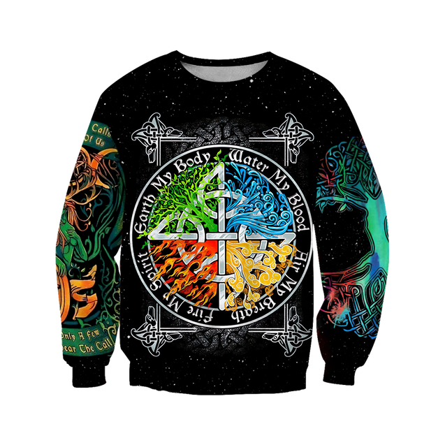 Alchemy Four Elements 3D All Over Printed Shirts Hoodie JJ130103-Apparel-MP-Sweatshirts-S-Vibe Cosy™