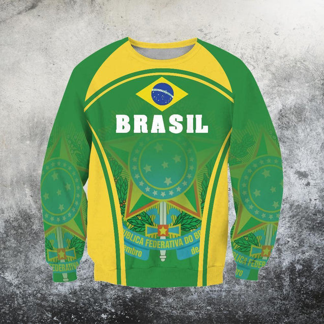 Brasil Hoodie - Sport Style-Apparel-Phaethon-Sweat Shirt-S-Vibe Cosy™