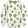 All Over Printing Cacti Pots Shirt-Apparel-Phaethon-Sweatshirt-S-Vibe Cosy™