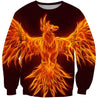 Fire Phoenix Flying 3D All Over Printing Hoodie-Apparel-Phaethon-Sweatshirt-S-Vibe Cosy™