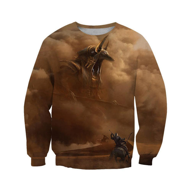 3D All Over Print Anubis Assassin's Creed Origins Hoodie-Apparel-Khanh Arts-Hoodie-S-Vibe Cosy™