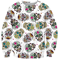 3D All Over Print Skull Art Shirts-Apparel-Phaethon-Sweatshirt-S-Vibe Cosy™