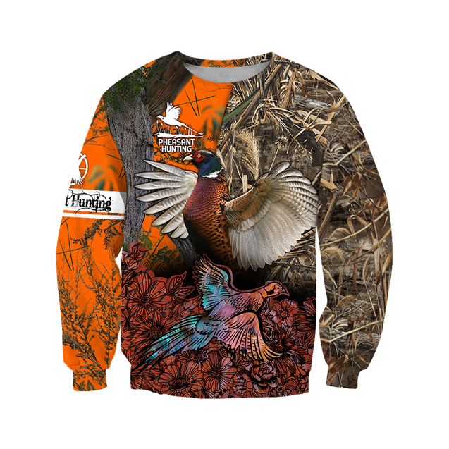 Pheasant Hunting 3D All Over Printed Shirts For Men And Women JJ050203-Apparel-MP-Sweatshirts-S-Vibe Cosy™