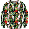 Major Mitchell’s Cockatoo Parrot and Flower Shirt-Apparel-Phaethon-Sweatshirt-S-Vibe Cosy™