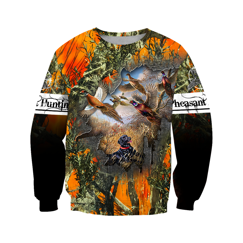 Pheasant Hunting 3D All Over Printed Shirts For Men And Women JJ170102-Apparel-MP-Sweatshirts-S-Vibe Cosy™
