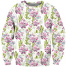 All Over Printing Cactus Have violet Flower Shirt-Apparel-Phaethon-Sweatshirt-S-Vibe Cosy™