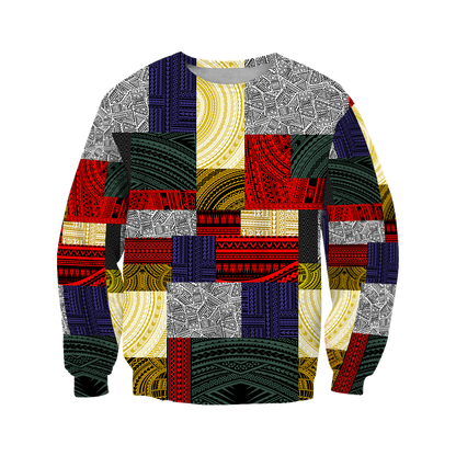 Polynesian All Over Hoodie Design Retro Patchwork JJ310101 PL-Apparel-PL8386-Sweatshirt-S-Vibe Cosy™
