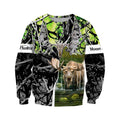 Beutiful moose hunting camo 3D all over printed shirts for man and women JJ161202 PL-Apparel-PL8386-sweatshirt-S-Vibe Cosy™