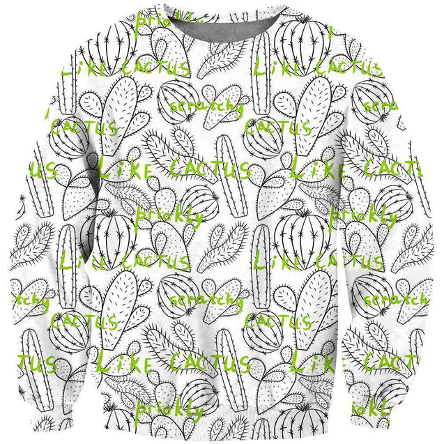 3D All Over Printing Like Green Cacti Shirt-Apparel-NTH-Sweatshirt-S-Vibe Cosy™