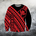 Hawaii Kanaka Polynesian Hoodie - Poly Style Red - AH - J1-ALL OVER PRINT HOODIES (P)-Phaethon-Sweat Shirt-S-Vibe Cosy™