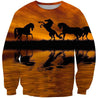 3D All Over Print Animals Horse Hoodie-Apparel-Phaethon-Sweatshirt-S-Vibe Cosy™