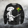 Hawaiian Warrior Tattoo Hoodie - AH - J1-ALL OVER PRINT HOODIES (P)-Phaethon-Sweat Shirt-S-Vibe Cosy™