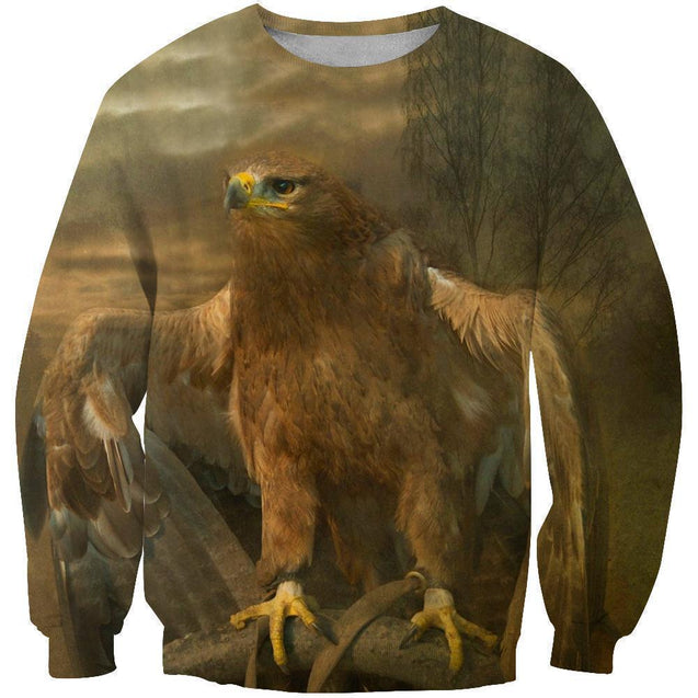 3D All Over Print Hawks Shirts-Apparel-Phaethon-Sweatshirt-S-Vibe Cosy™