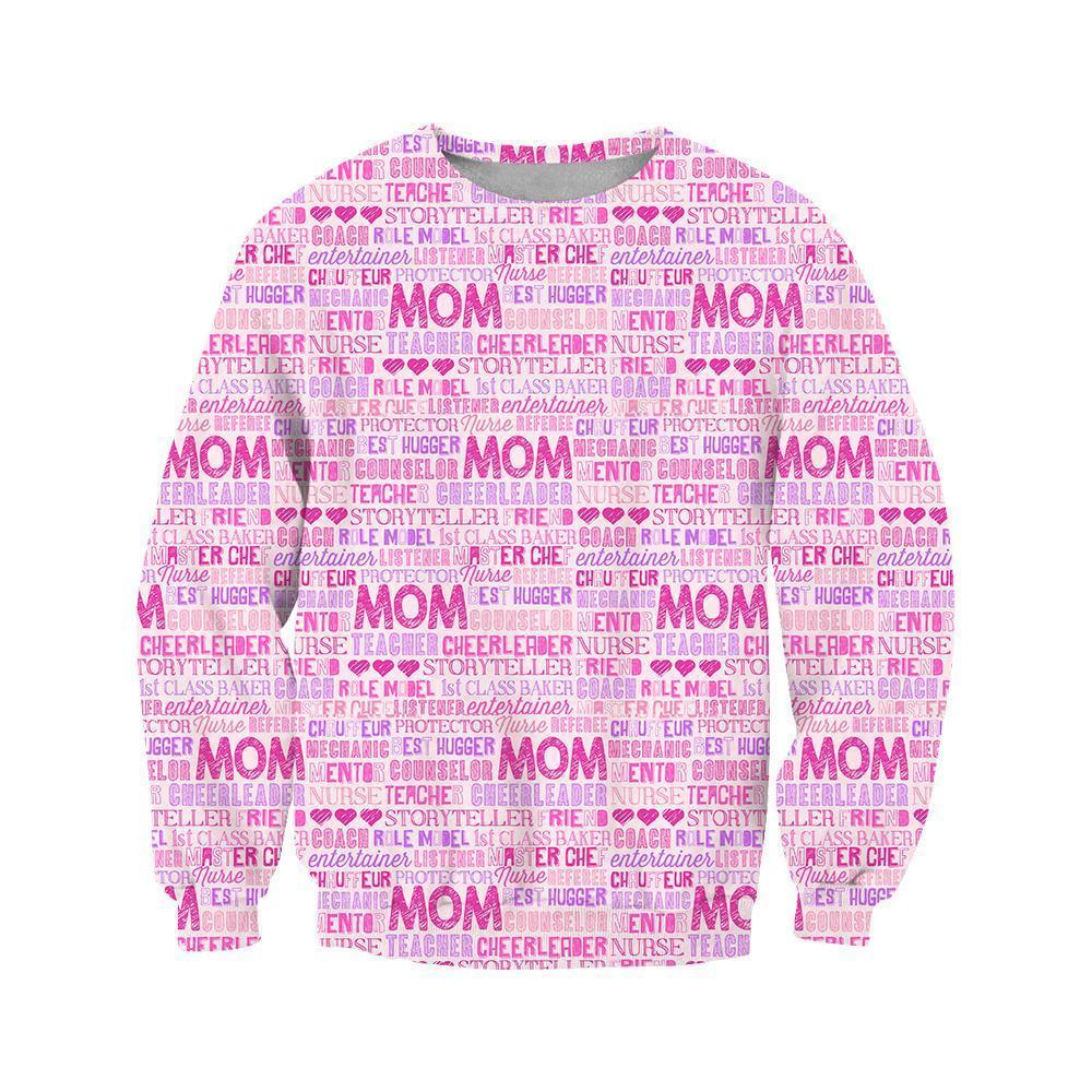 3D All Over Happy Mother's Day Quote Hoodie-Apparel-Khanh Arts-Sweat Shirt-S-Vibe Cosy™