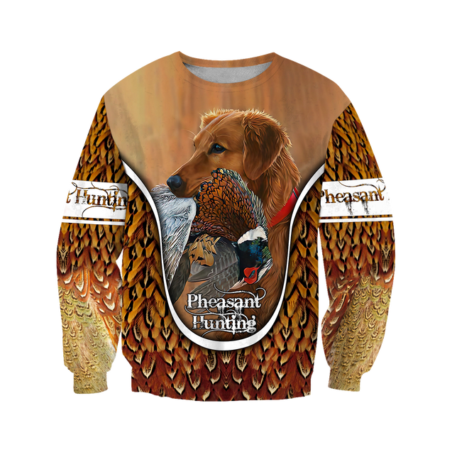 Pheasant hunting 3D Printed shirts TT070101-Apparel-TT-Sweatshirts-S-Vibe Cosy™