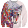 3D All Over Print Horse Art Shirts-Apparel-Phaethon-Sweatshirt-S-Vibe Cosy™