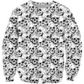 3D All Over Print Skullcap And Sakura Shirts-Apparel-Phaethon-Sweatshirt-S-Vibe Cosy™