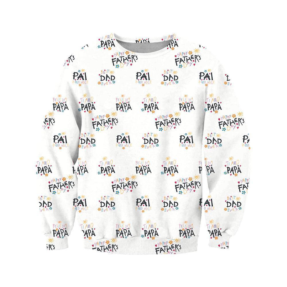 3D All Over PAI AMO VOCÊ Hoodie-Apparel-Khanh Arts-Sweat Shirt-S-Vibe Cosy™