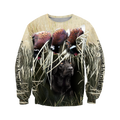 Pheasant Hunting Black Labrador 3D All Over Printed Shirts For Men And Women JJ180202-Apparel-MP-Sweatshirts-S-Vibe Cosy™