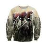 Pheasant Hunting Black Labrador 3D All Over Printed Shirts For Men And Women JJ180202-Apparel-MP-Sweatshirts-S-Vibe Cosy™