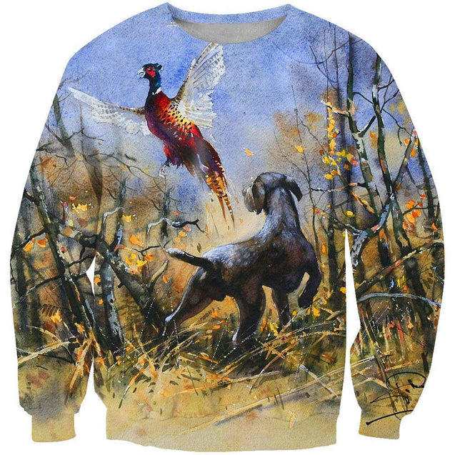 3D All Over Print Hunting Dog Hoodie-Apparel-Phaethon-Sweatshirt-S-Vibe Cosy™