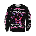 3D All Over Print Amazing Butterfly Art Hoodie-Apparel-Khanh Arts-Sweat Shirt-S-Vibe Cosy™