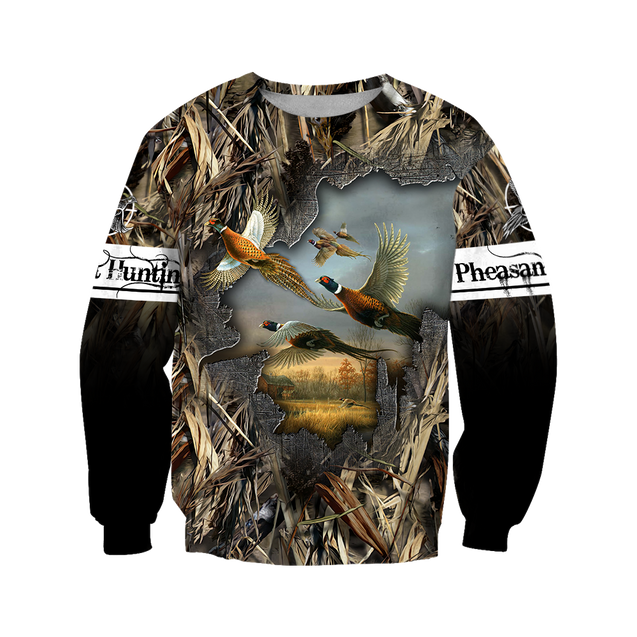 Pheasant Hunting 3D All Over Printed Shirts For Men And Women JJ170101-Apparel-MP-Sweatshirts-S-Vibe Cosy™